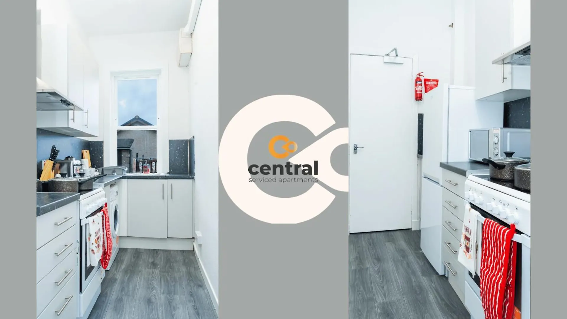Central Serviced Apartments - 2 Bedroom - Ground Floor - Modern - Sleeps 4 - 2 X Double Beds - Free Street Parking - Fully Equipped - Short & Long Term Stays Available - Contact Us For Your Requirements Dundee 0*,